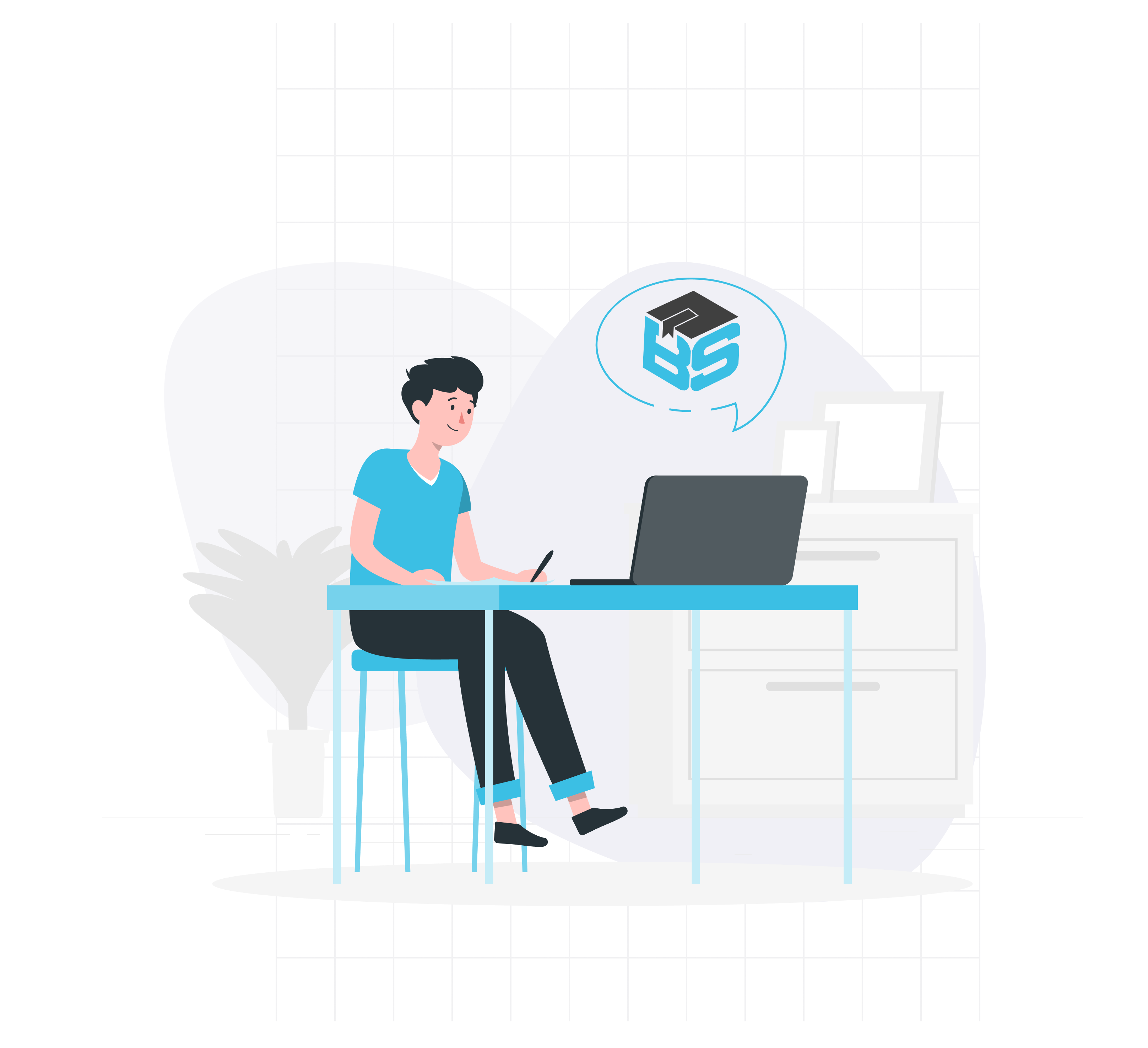 hero section kid with laptop